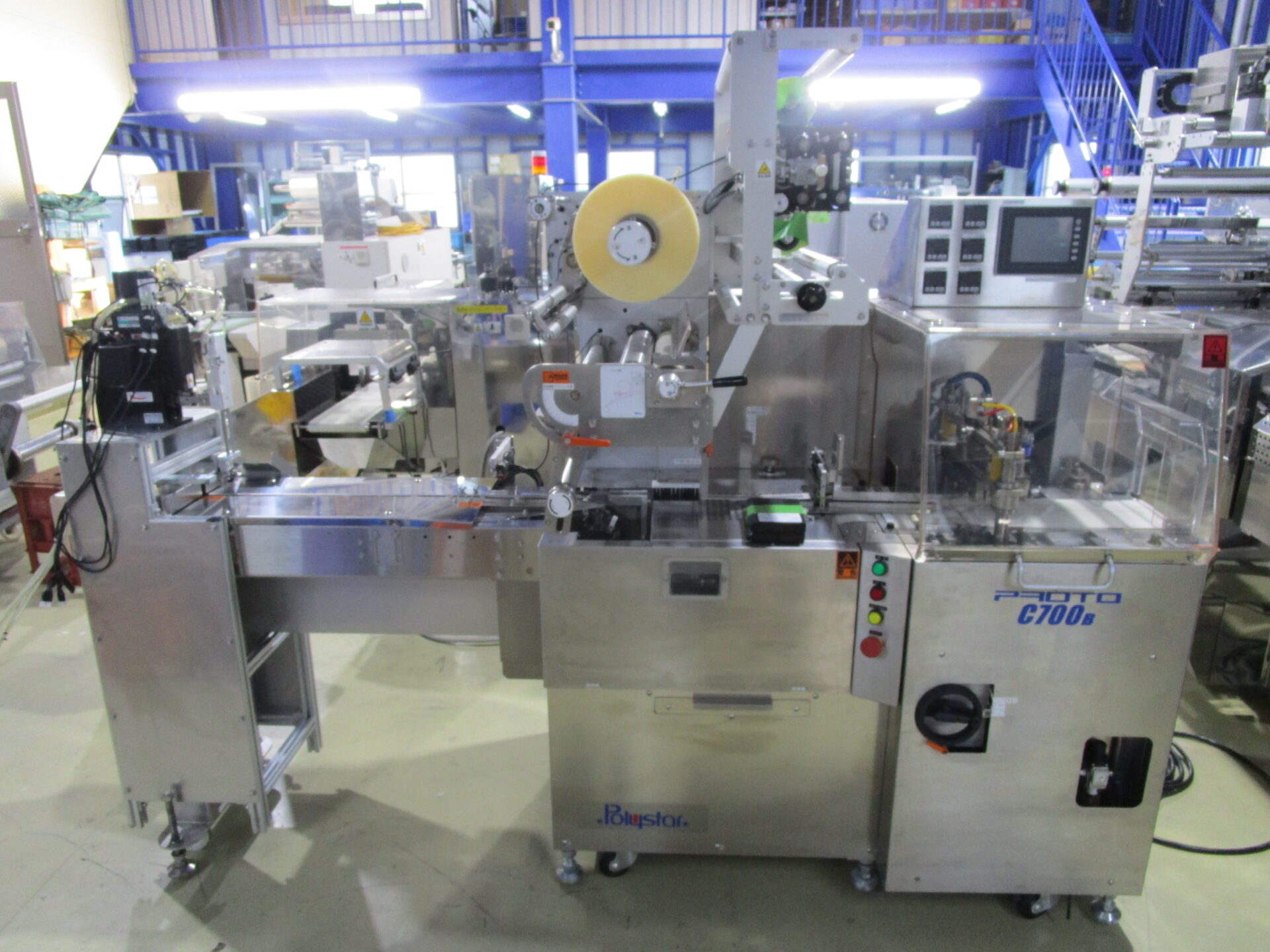 横ピロー包装機　日本ポリスター　PROTO‐C700B